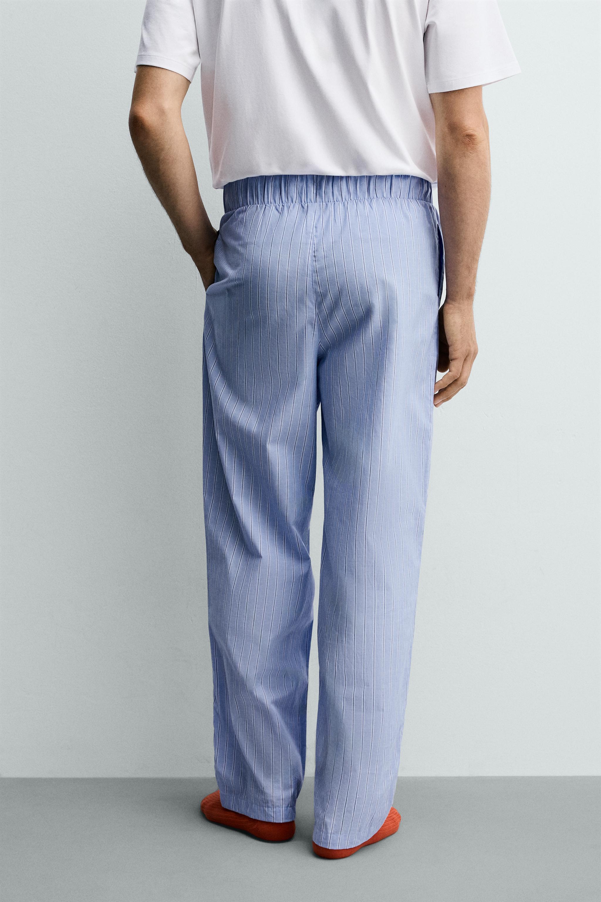 STRIPED PANTS PAJAMA SET